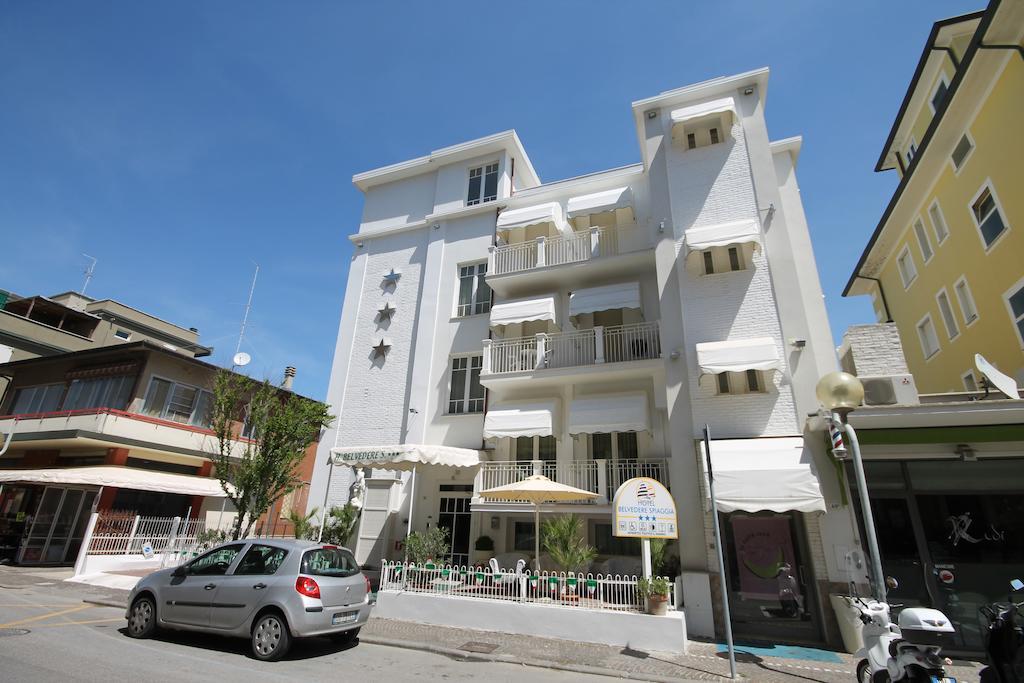 Hotel Belvedere Spiaggia ริมินี ภายนอก รูปภาพ